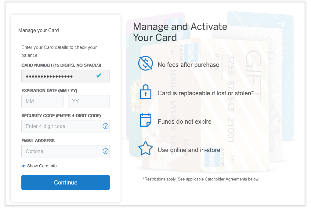 How to Check Amex Gift Card Balance